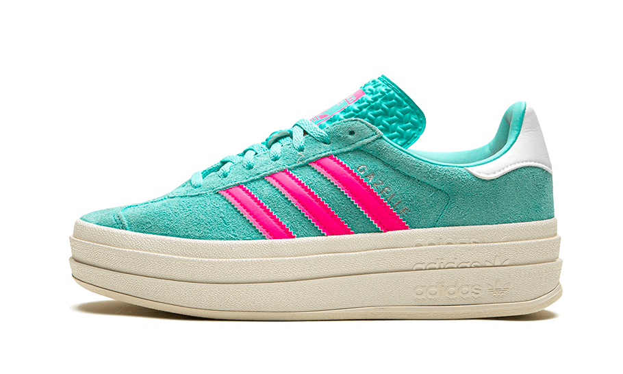 Adidas Gazelle Bold Flash Aqua Lucid Pink