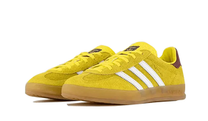 Adidas Gazelle Indoor Bright Yellow Burgundy