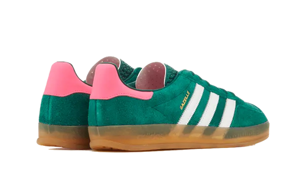 Adidas Gazelle Indoor Verde colegial Rosa lúcido