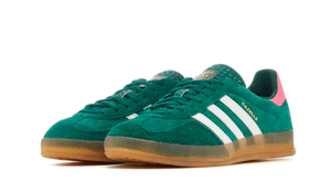 Adidas Gazelle Indoor Verde colegial Rosa lúcido