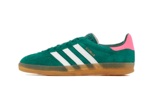 Adidas Gazelle Indoor Verde colegial Rosa lúcido