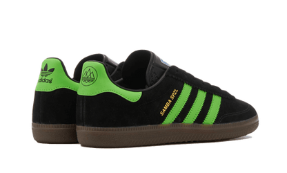 Adidas Samba Deco SPZL Core Black Lucid Lime