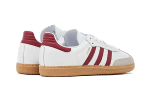Adidas Samba OG White Burgundy Gum