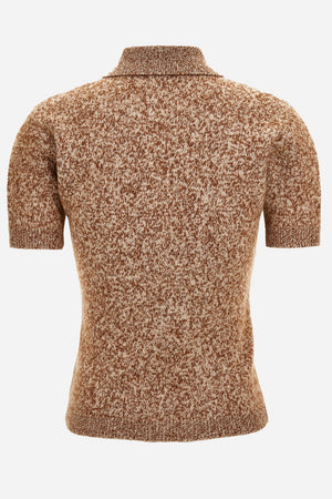 Knit Sweater In Mouline' Wool Cashmere Icons