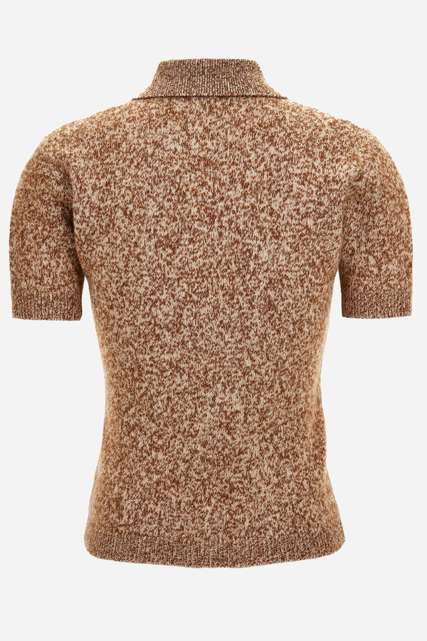 Knit Sweater In Mouline' Wool Cashmere Icons