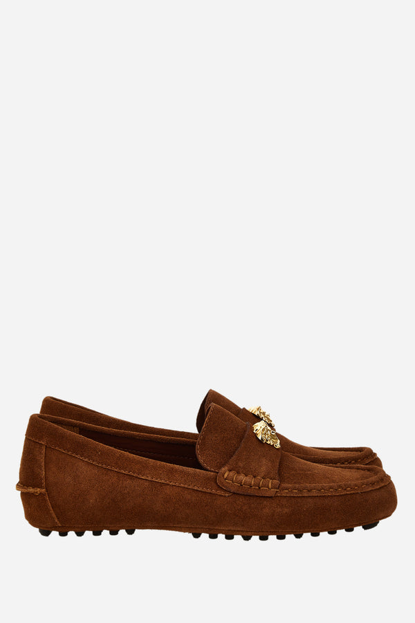 La Medusa Drivers In Suede-Enamel Hw