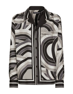 PRINTED SILK SHIRT