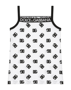 JERSEY TANK TOP WITH DG LOGO PRINT