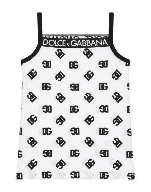 JERSEY TANK TOP WITH DG LOGO PRINT