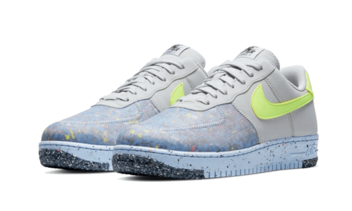 Nike Air Force 1 Crater Pure Platinum Barely Volt - CZ1524-001