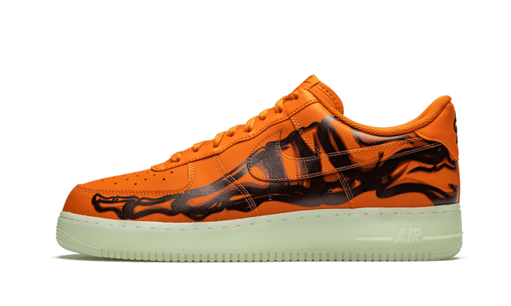 Nike Air Force 1 Low Orange Skeleton Halloween (2020) - CU8067-800