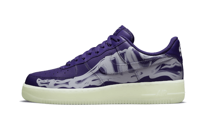 Nike Air Force 1 Low 07 QS Purple Skeleton Halloween (2021) - CU8067-5…