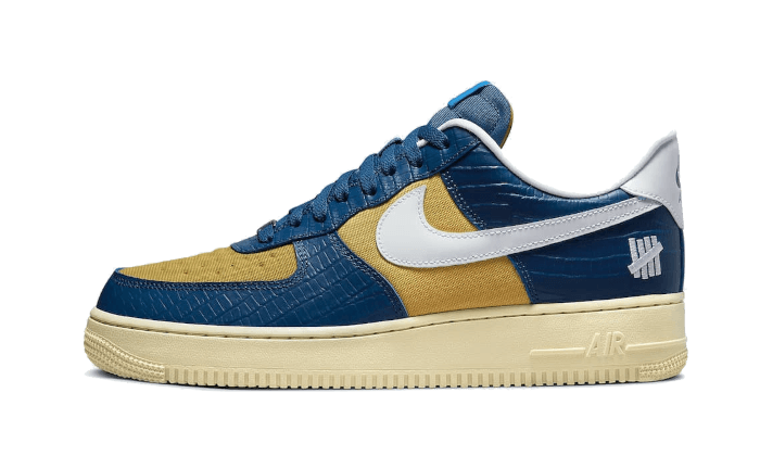 Nike Air Force 1 Low SP Undefeated 5 On It On It Blue Yellow Croc - DD1873-101