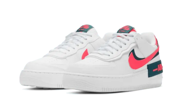 Nike Air Force 1 Shadow White Dark Teal Solar Red - DB3902-100