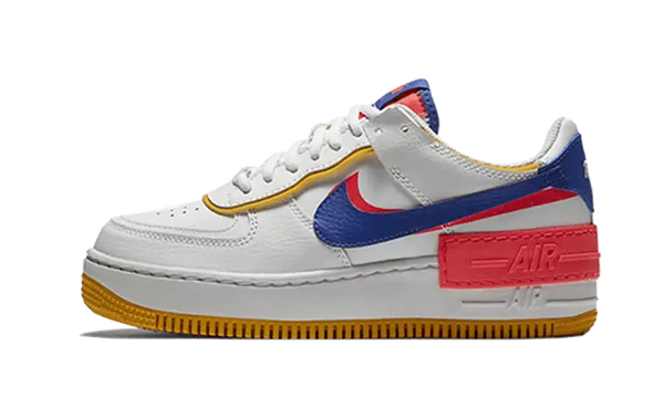 Nike Air Force 1 Shadow White Flash Crimson Astronomy Blue - CI0919-105