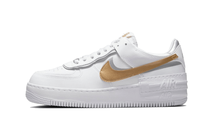 Nike Air Force 1 Shadow White Metallic Gold - DM3064-100