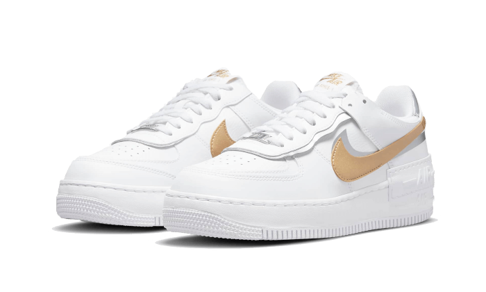 Nike Air Force 1 Shadow White Metallic Gold - DM3064-100