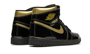 Air Jordan 1 High Negro Oro Metálico - 555088-032 