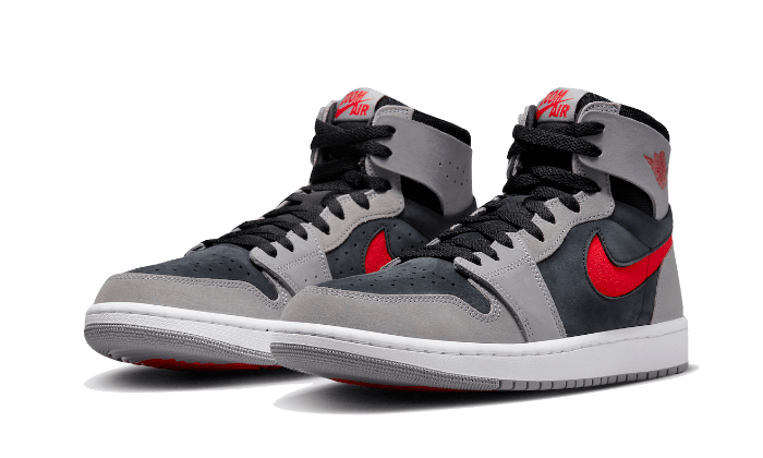 Air Jordan 1 High Zoom Air CMFT 2 Black Fire Red Cement