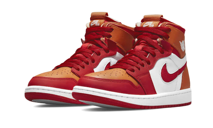 Air Jordan 1 High Zoom Air CMFT Fire Red Hot Curry