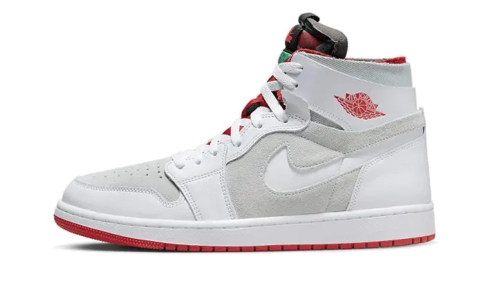Air Jordan 1 High Zoom Air CMFT Blanco Rojo Plata Concord