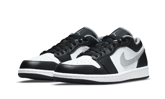 Air Jordan 1 Low Black White Particle Grey - 553558-040