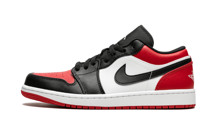 Air Jordan 1 Low Bred Toe (2021) - 553560-612