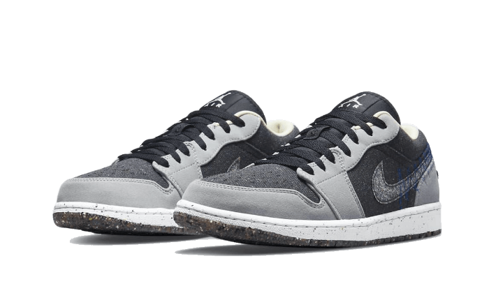 Air Jordan 1 Low Crater Black Grey - DM4657-001