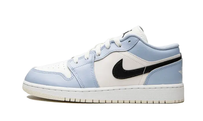 Air Jordan 1 Low Ice Blue Black Nike  Sneakers