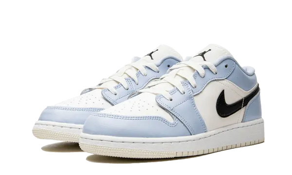 Air Jordan 1 Low Ice Blue Black Nike  Sneakers