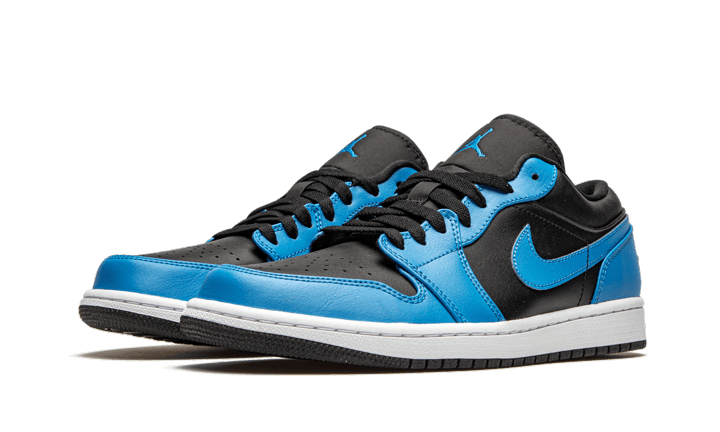 Air Jordan 1 Low Laser Blue Black - 553558-410