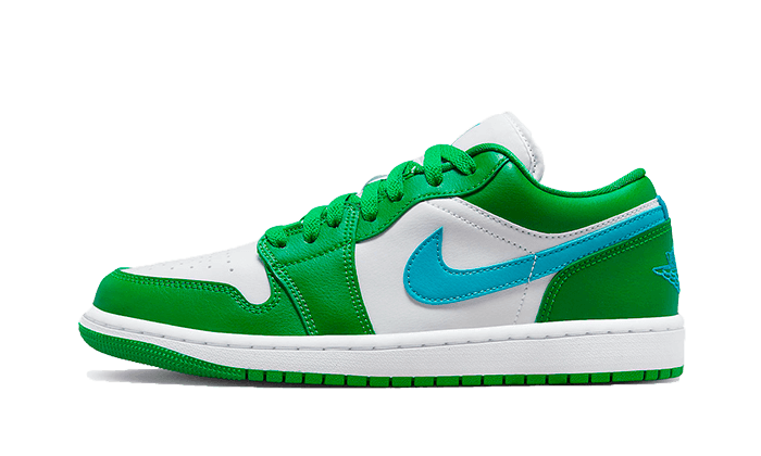 Air Jordan 1 Low Lucky Green Aquatone