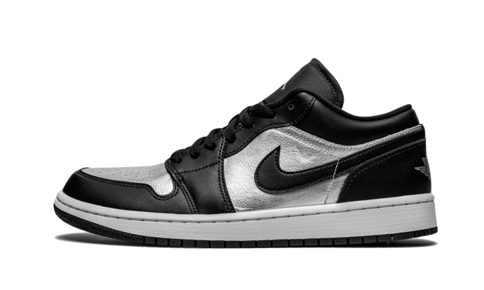 Air Jordan 1 Low SE Black Metallic Silver - DA5551-001