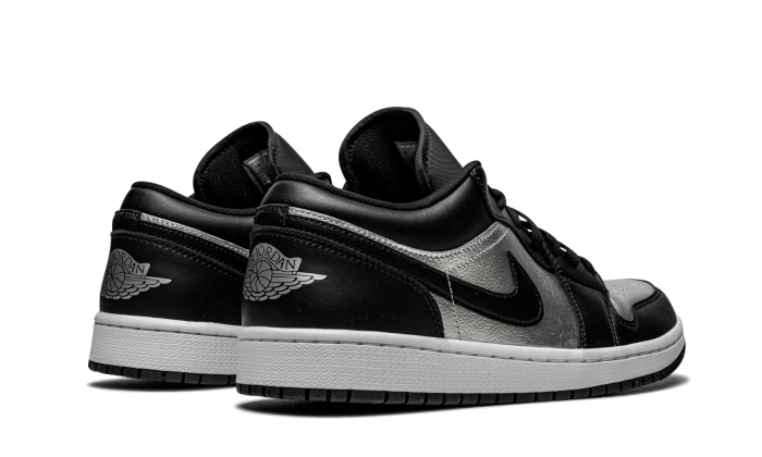 Air Jordan 1 Low SE Black Metallic Silver - DA5551-001