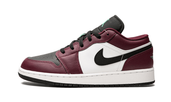 Air Jordan 1 Low SE Dark Beetroot Black Roma Green - DM0589-635