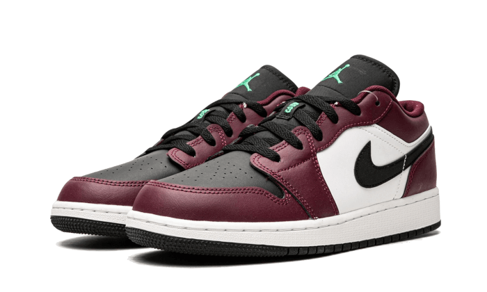 Air Jordan 1 Low SE Dark Beetroot Black Roma Green - DM0589-635