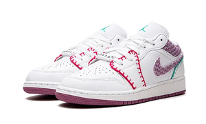 Air Jordan 1 Low White Light Bordeaux