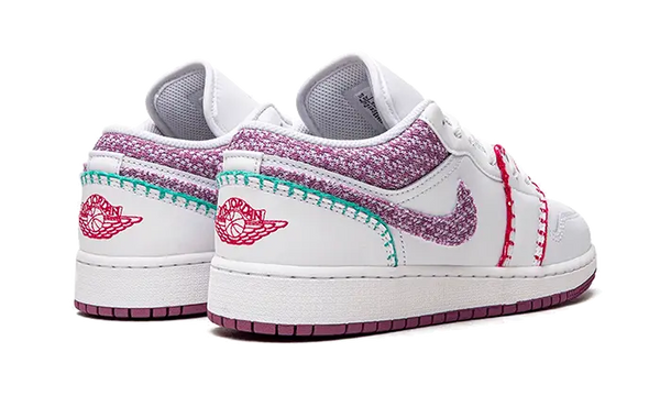 Air Jordan 1 Low White Light Bordeaux