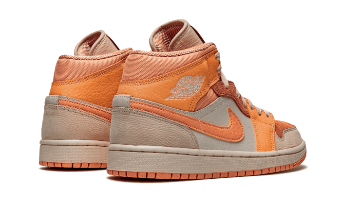 Air Jordan 1 Mid Apricot Orange