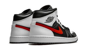 Air Jordan 1 Mid Black Chile Red White 