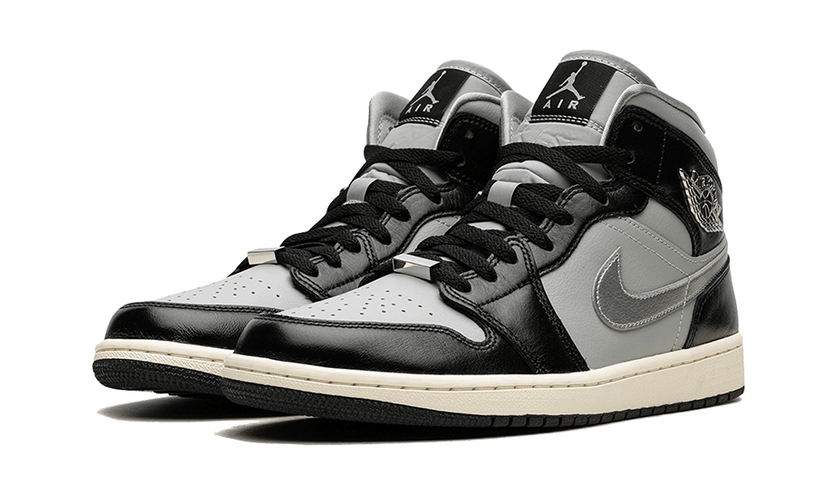 Air Jordan 1 Mid Black Chrome