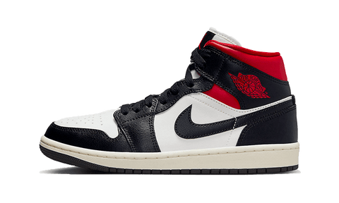 Air Jordan 1 Mid Black Gym Red