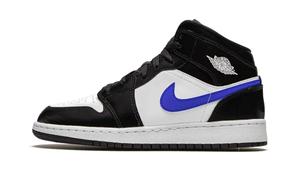 Air Jordan 1 Mid Black Racer Blue White Nike  Sneakers