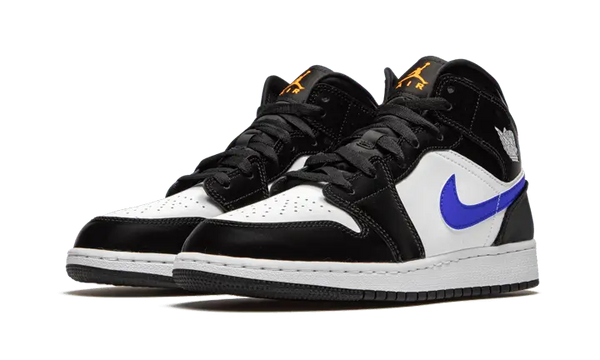 Air Jordan 1 Mid Black Racer Blue White Nike  Sneakers