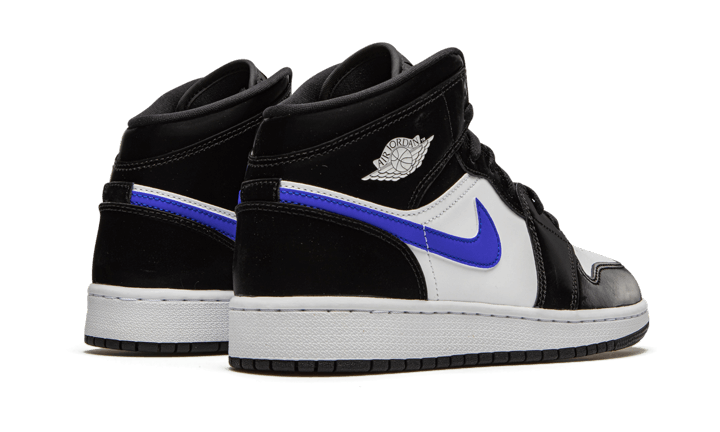 Air Jordan 1 Mid Black Racer Blue White