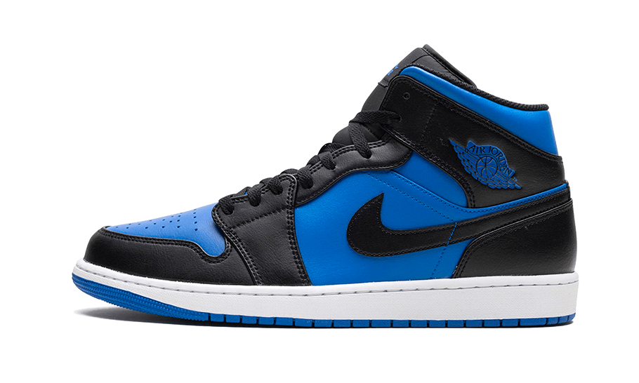 Air Jordan 1 Mid Black Royal Metallic