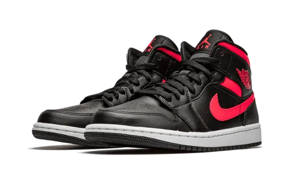 Air Jordan 1 Mid Black Siren Red