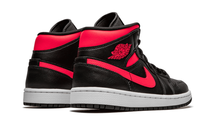 Air Jordan 1 Mid Black Siren Red