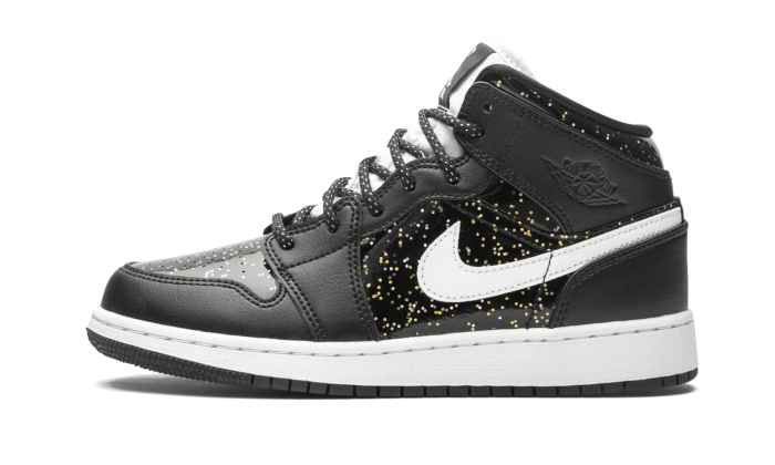 Air Jordan 1 Mid Black Speckle