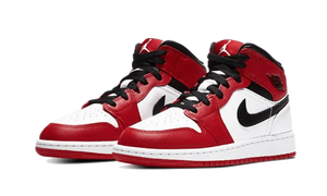 Air Jordan 1 Mid Chicago White - 554725-173